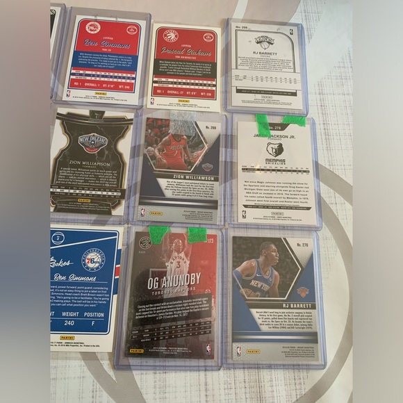 NBA Rookie Card Lot of 24 - Zion, Ja, Og, Pascal, RJ, MPJ, Herro, JJJ, and Fall - Picture 11 of 11